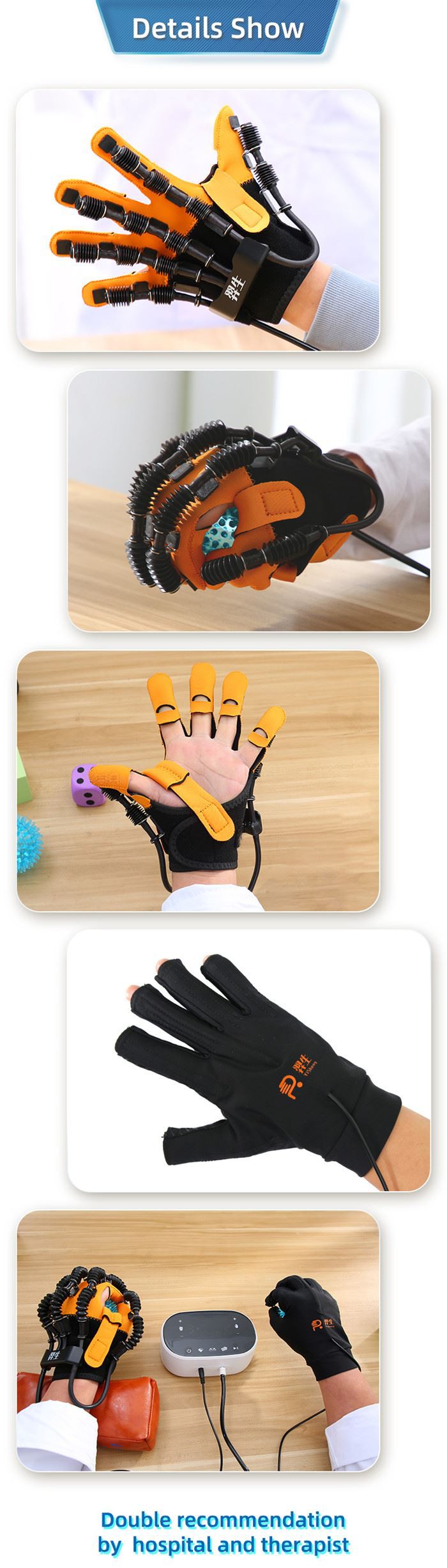 soft hand rehabilitation device 10