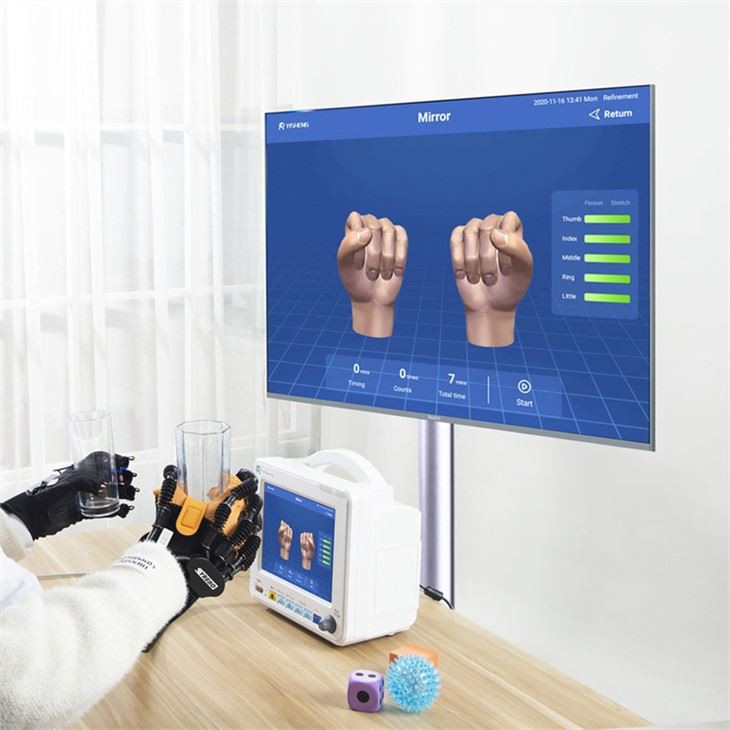 Muskelstimulator Exoskelett Hand