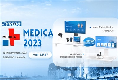 Syrebo nya rehabiliteringsrobotar kommer att debutera på MEDICA 2023